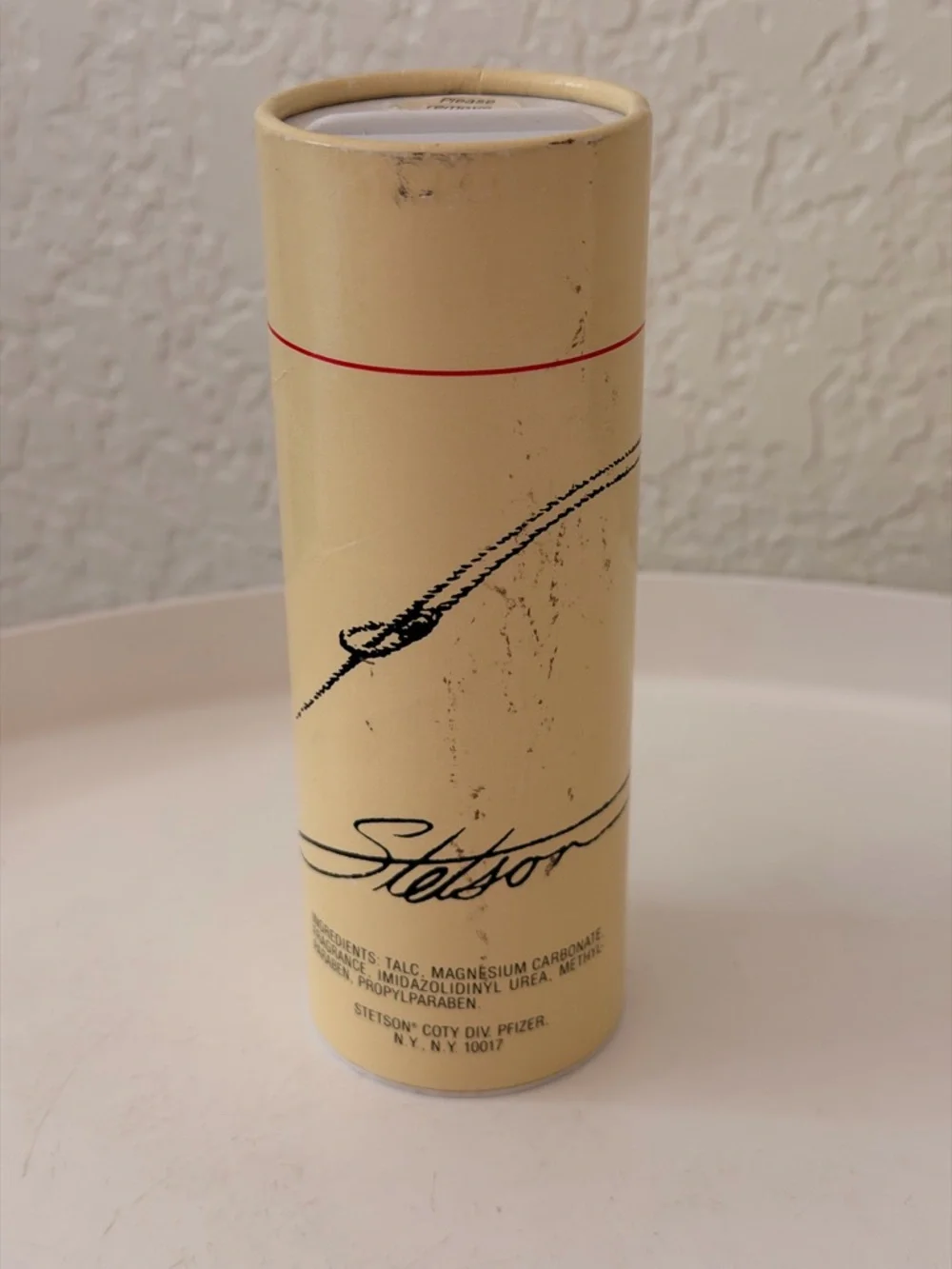 Stetson Talc Body Powder Made by Coty New Vintage Full Size